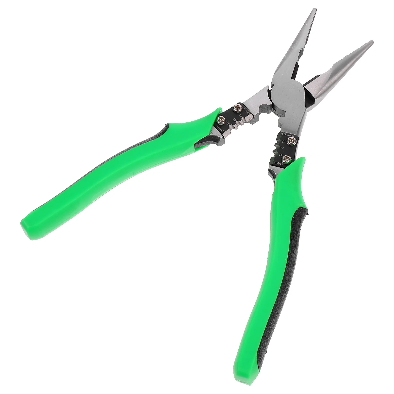 Needle Nose Pliers Heavy Duty Wire Stripper Cutter Multi-Function Electrician Hand Tool For Outdoor Camping Hiking Nipper Pliers