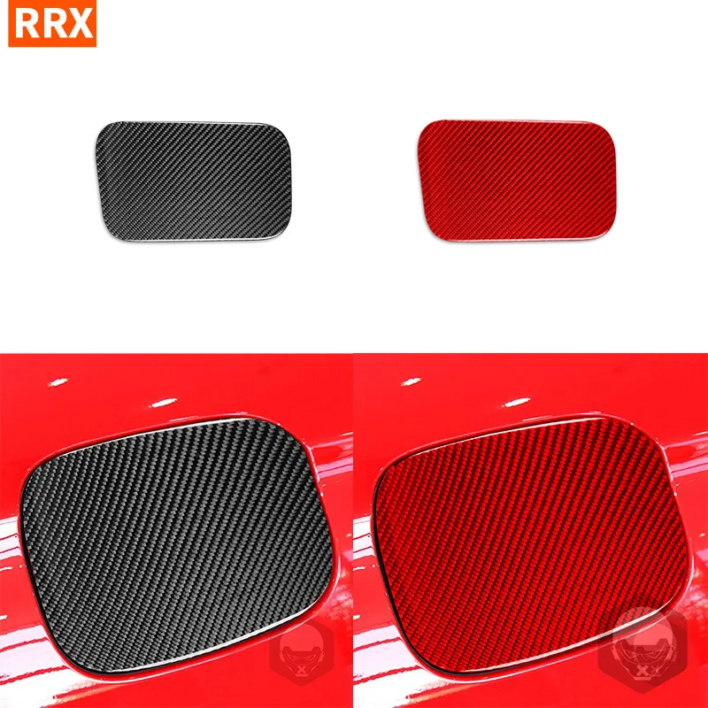 For E Class Sedan W212 2010-2016 Car Tank Cup Fuel Tank Cap Sticker Cover Trim Real Carbon Fiber Interior Styling Accessories