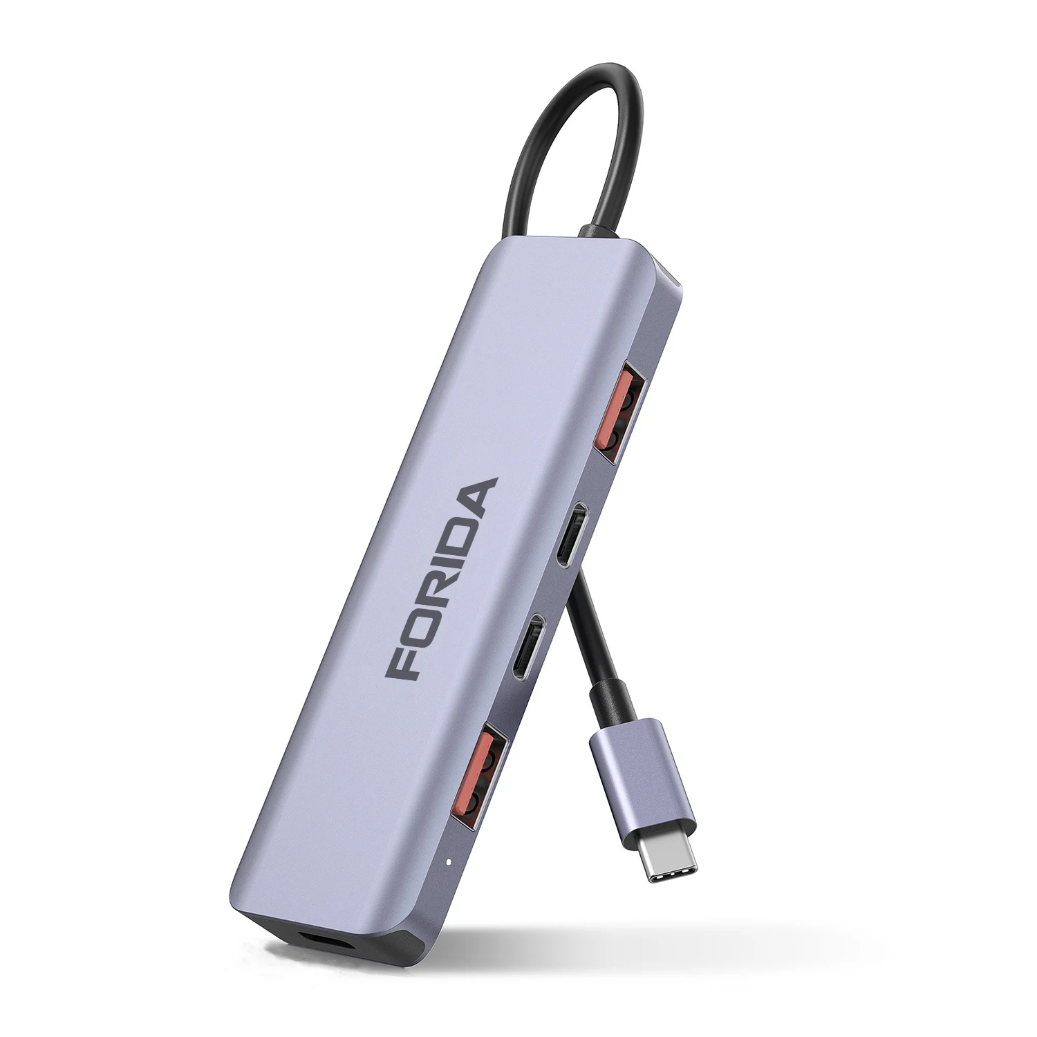 

FORIDA USB C Hub 10 Гбит/с USB C Splitter 100 Вт Power Charging USB 3.2 Hub для ноутбука MacBook Air/Pro iPhone 15/15 Pro/15 Pro Max