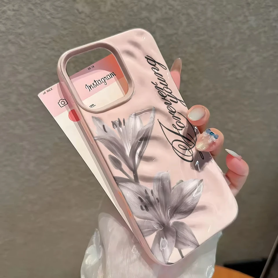 Lily Forever Young Pattern Phone Case For iPhone 17 Pro Max 16 15