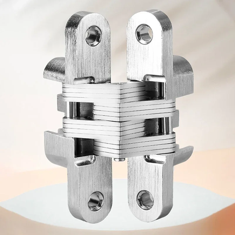 1 قطعة 304 الفولاذ المقاوم للصدأ مفصلات مخفية غير مرئية أخفى للطي عبر الباب المفصلي لأثاث المطبخ الأجهزة