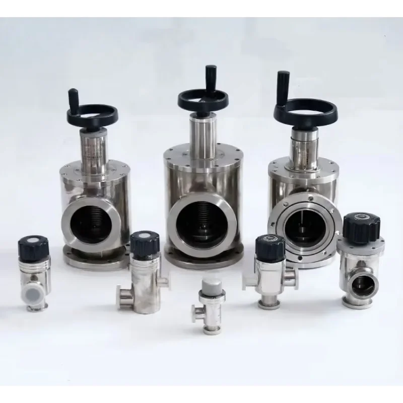 Stainless Steel Manual Vacuum Angle Valve with Tube Seal GD-J