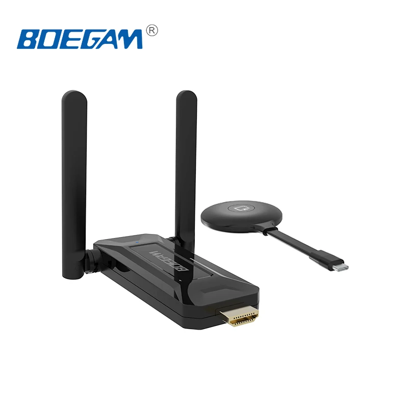 Adaptador de exibição HDMI sem fio, transmissor e receptor de áudio e vídeo, extensor 4K 60Hz para PC portátil DVD para TV Monitor, novo