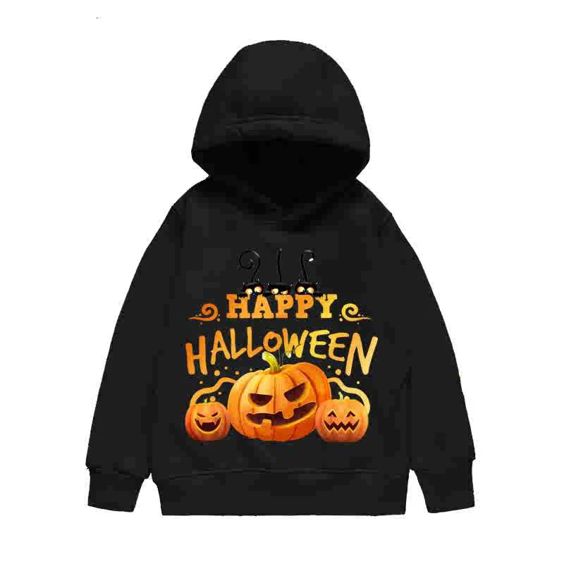 

Halloween Night Pumpkin Ghost Hoodie Spooky Holiday Activitie Hoodie Pullover Kid Adult Fall Winter Long Sleeve Streetwear New