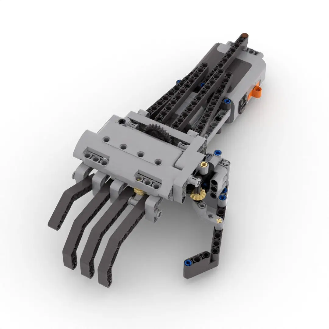 

Электрическая роботизированная рука MOC, конструктор, модель механической руки, декоративные блоки для рабочего стола, игрушки для самостоятельной сборки, подарки для детей на праздники