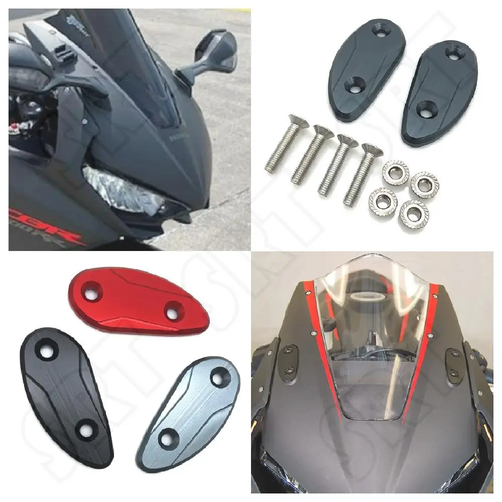 Fits for Honda CBR1000RR CBR 1000RR SP SP2 ABS 2017-2023 Motorcycle Mirror Blanking Plates Decorative Hole Covers Plug Blocks