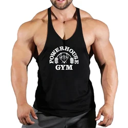 Camiseta sin mangas de culturismo para hombre, chaleco de Fitness, ropa deportiva para entrenamiento, novedad