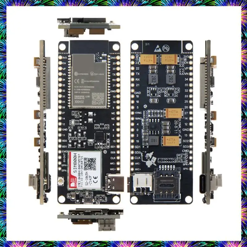 ZIZI SIM800H Wireless Module T-Call&PMU MCU32 Module With GPRS Antenna SIM800H-8MB-Q390 Easy To Use