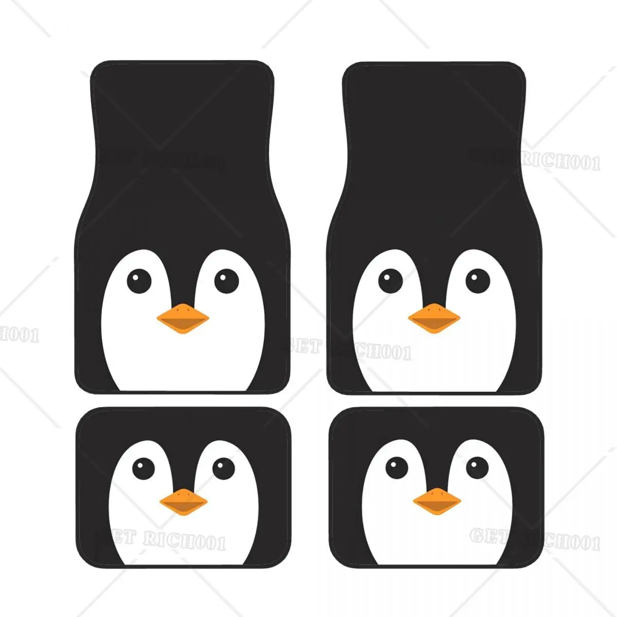 

Alfombrillas Coche Con Dibujos Pingüino, аксессуары для Coche 4-х предметов, Alfombrillas Cojín Antislizantes Ajuste Universal