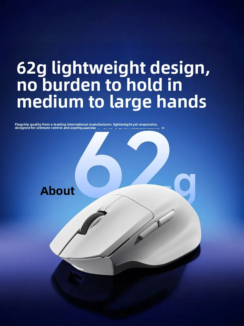 

Forerunner A7pro Wireless Three-Mode Mouse Computer Game E-sports Office Ergonomic Lightweight Mouse