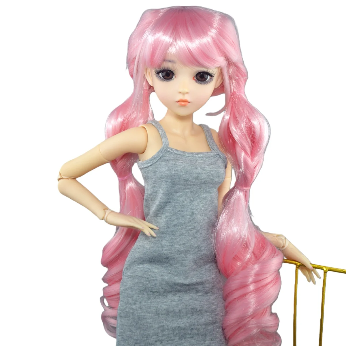

YUTOTUE 60cm Height Girl Doll Cute Toy Dress Shoes Wigs Removable 1/3 BJD Doll Kids Toy