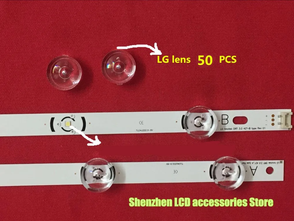 50piece/lot FOR repair  TV LED  lens DRT 3.0 32inch 42inch 47inch 55inch Lamp cover