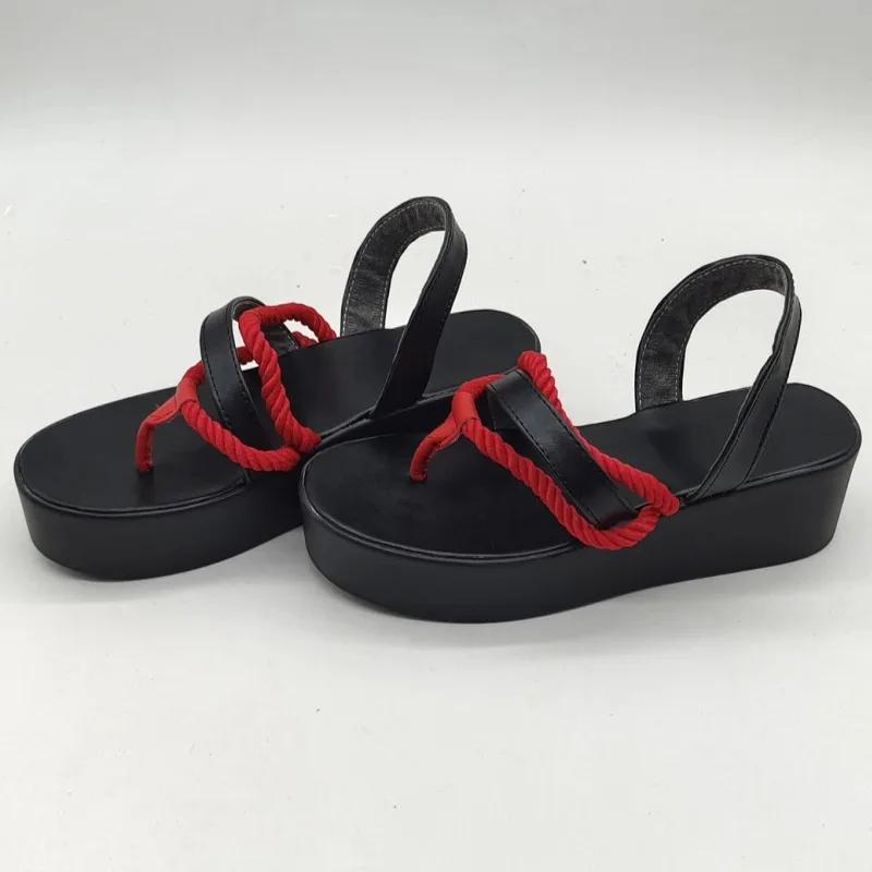 

Anime VTuber Vox Akuma Cosplay Shoes Game Halloween Party Prop Men Women Slippers Sandals yj4k