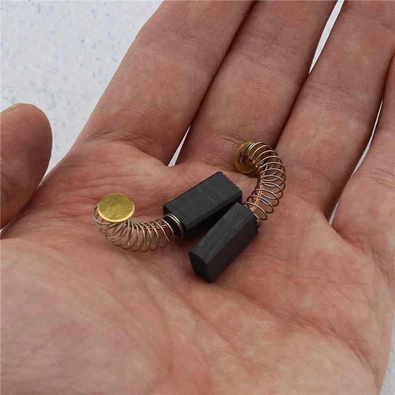 

B03C-10 Pairs Motor Carbon Brushes 13Mm X 8Mm X 5Mm Universal Power Tool Replacement Parts For Angle Grinder Orbital Sander