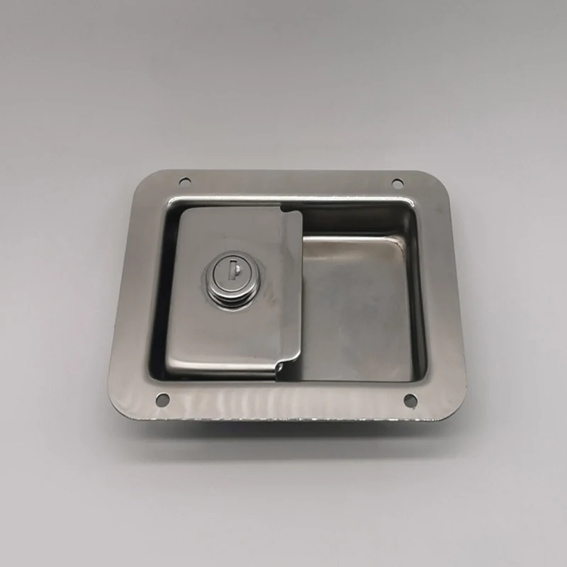 MS858A Trailer RV Trailer Truck Toolbox Lock Stainless Steel Polishing Box Lock Concealed Box Lock Collision Lock