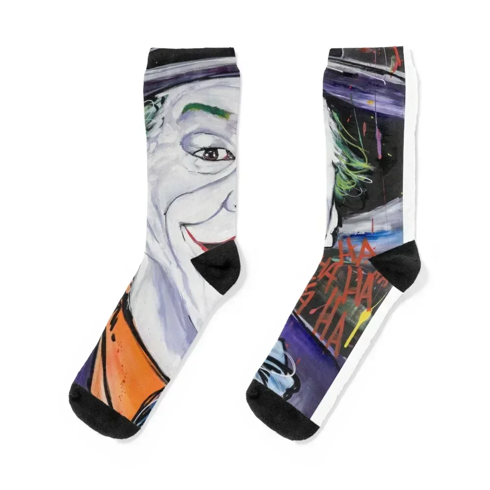 Celebrity Clown Socks gym cartoon sport Running Man Socks Women's