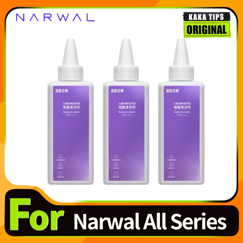 For Narwal S10/S20 Pro Floor Cleaning Solution Cleaning Liquid 200ML Fluid for S2/S2 Island/F1/S1Max Ultra/S1 HA8
