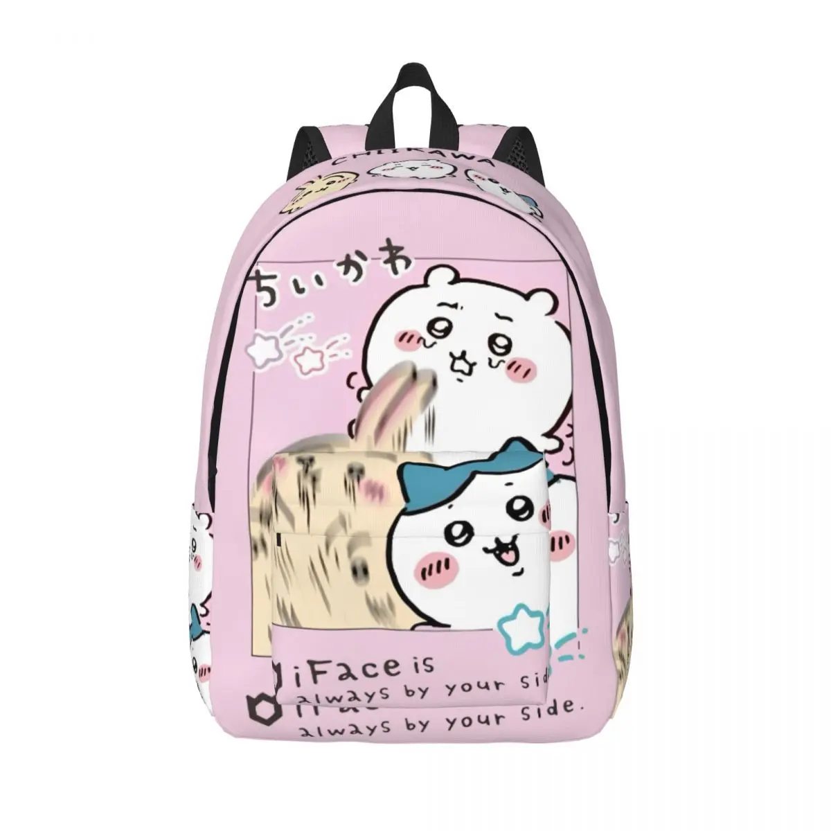 

Cute Chiikawa Kawaii Backpack for Men Women Fashion High School Work Daypack Japanese Design College Canvas Bags Sports
