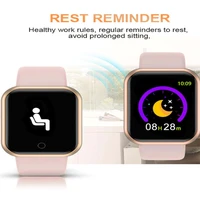 Montre intelligente pour hommes femmes montre-Bracelet Bluetooth connecter téléphone lecteur de musique Fitness Sport Bracelet moniteur de santé montres numériques 5