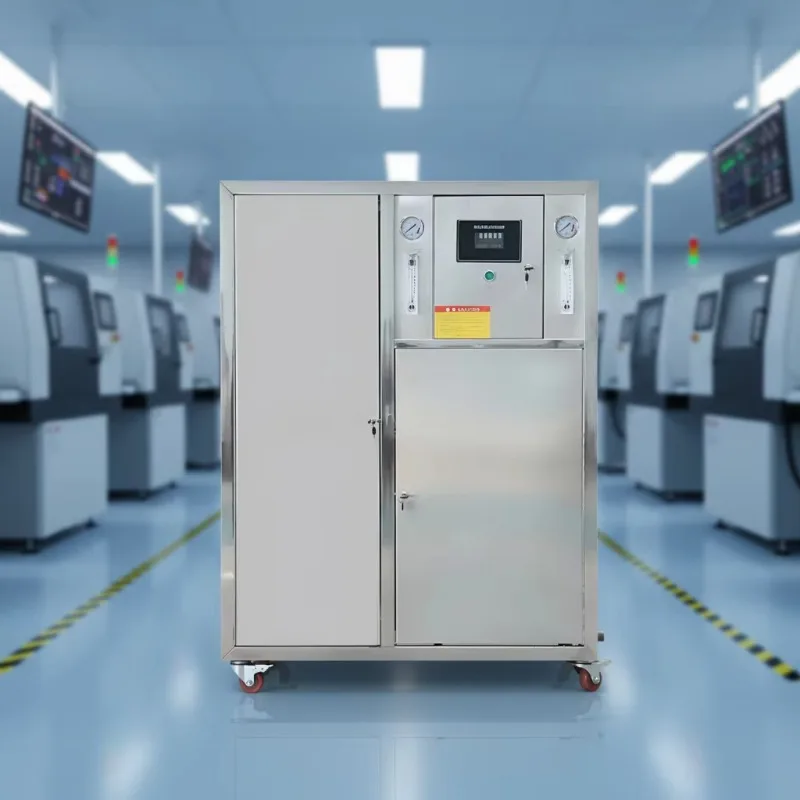 Commercial Reverse Osmosis 250LPH 6TPD Enclosed Cabinet With Buffer Tank For Semiconductor Workshop RO