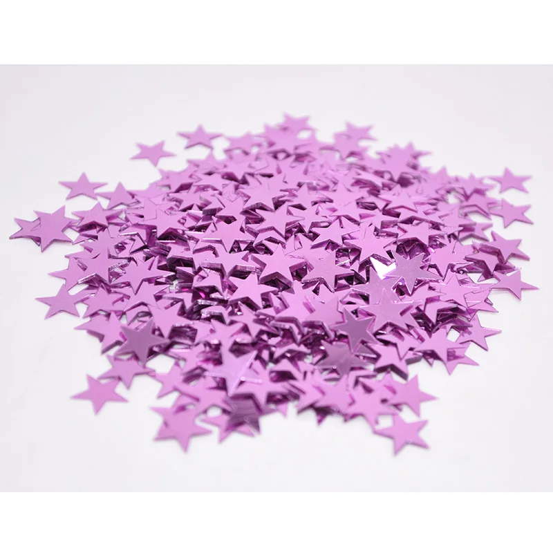 6/10mm Star Confetti Glitter Acrylic Stars Sequin Sprinkles for Wedding Birthday Party Table Decoration Confetti Balloon Filling