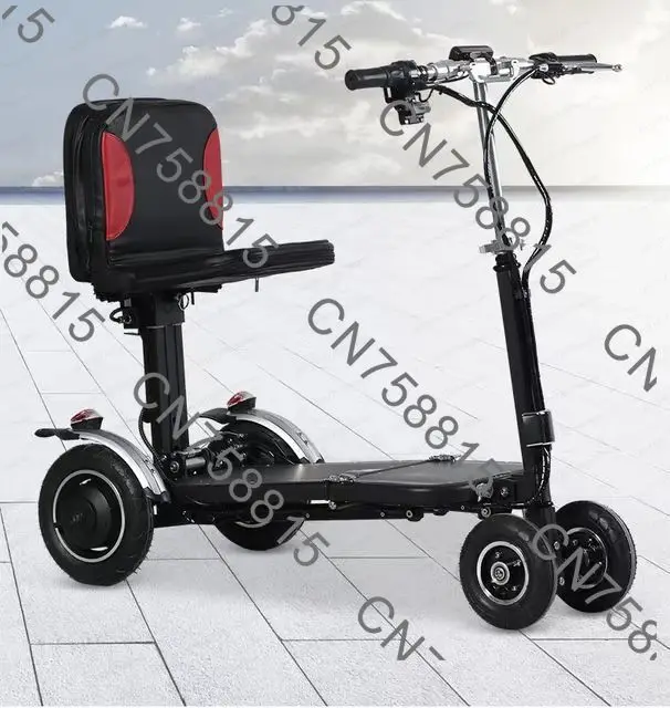 

Suitable for the elderly, equipped with battery power. Remotely controlled by air transport Folding electric car Baggage cart