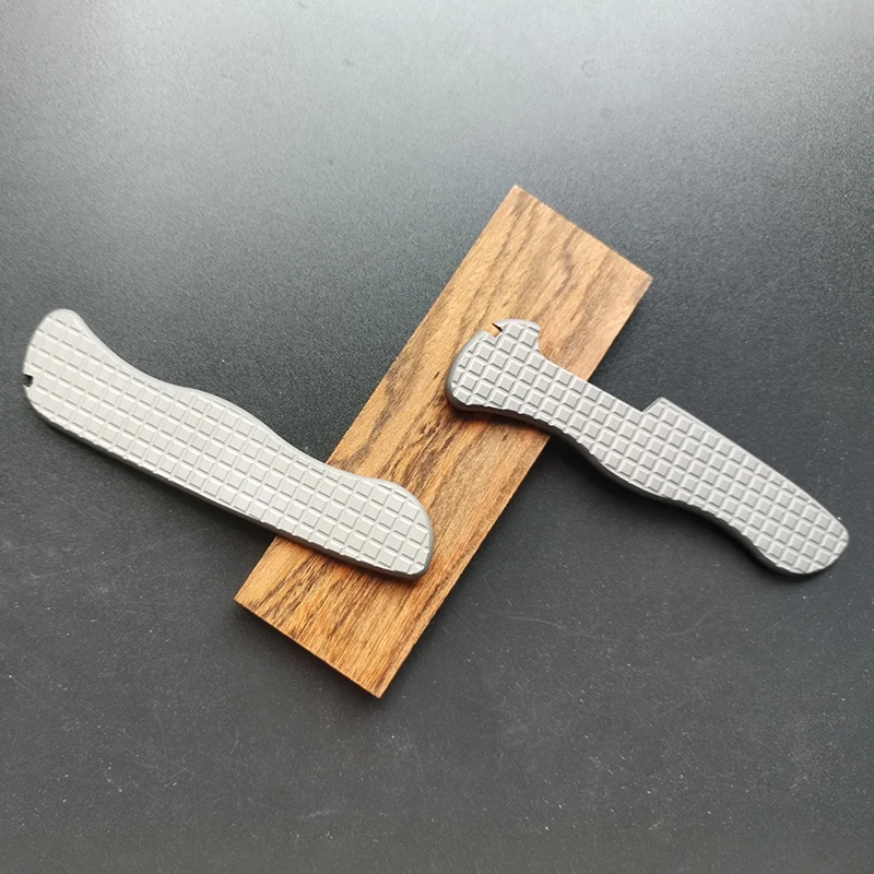 Custom Titanium Alloy Knife Handle Scales Patches for 111MM Victorinox Swiss Army Knives 0.8461.MW4DE / Rescue Tool / Centurion