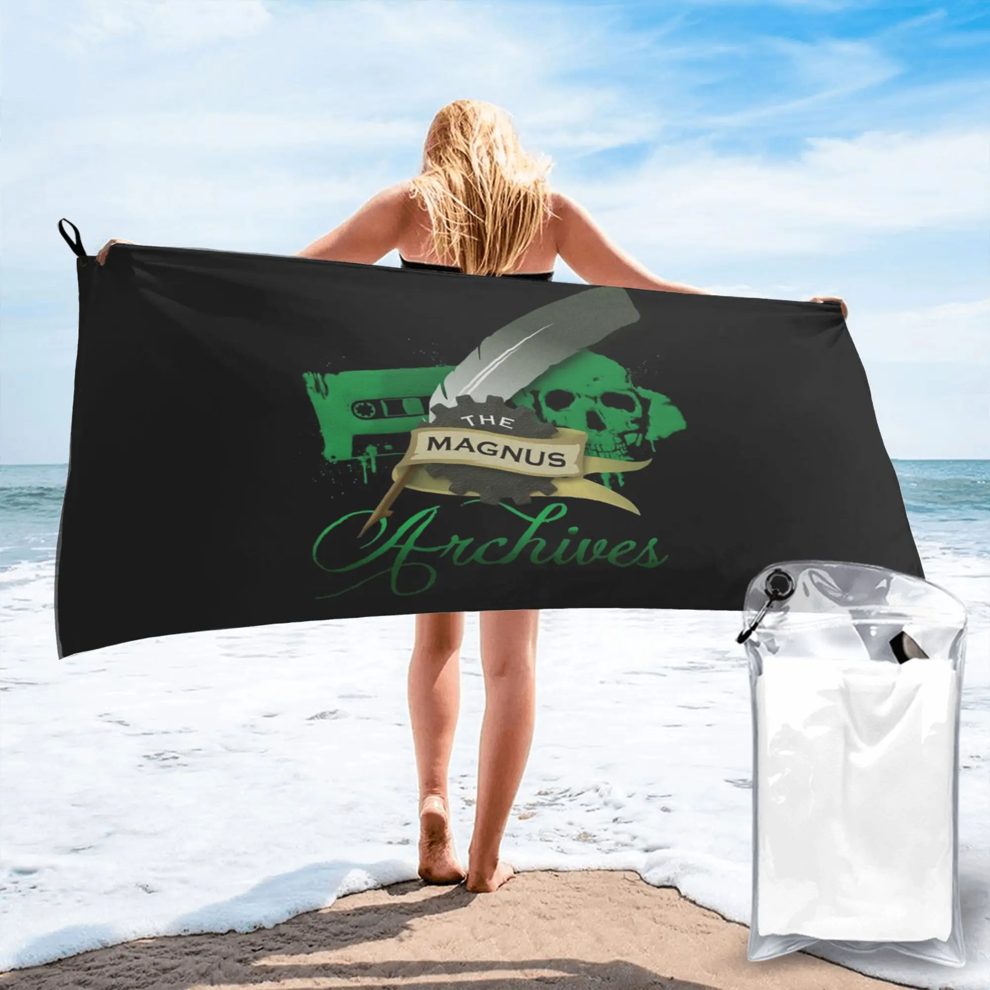 The Magnus Archives Log Beach Towel Soft Microfiber Quick Dry Absorbent Quick Towels For Pool