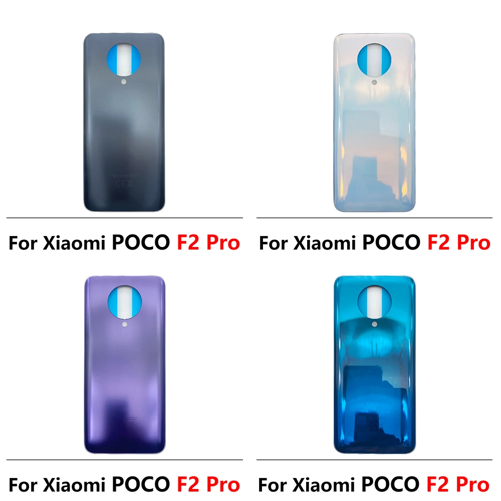 

20Pcs/Lot, Back Rear Cover For Xiaomi Poco F2 Pro F2Pro Battery Door Housing Battery back cover Xiaome Smart Phone Parts Xiamo