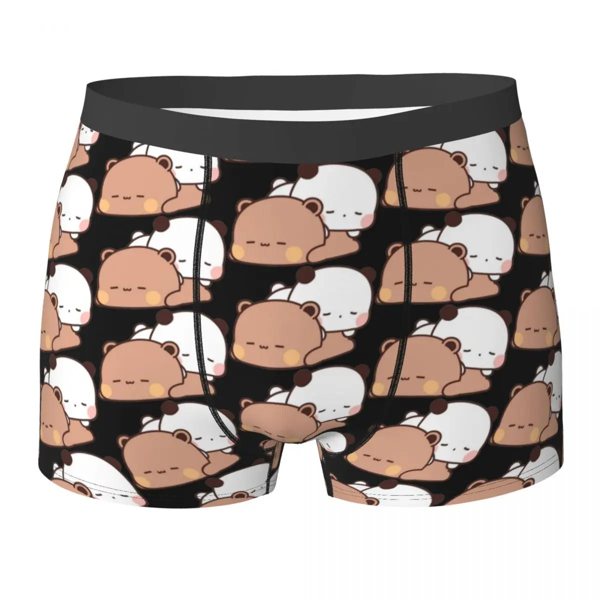 

Cute Bubu Dudu Underwear Kawaii Bear Men Underpants Print Comfortable Boxershorts High Quality Boxer Brief Big Size
