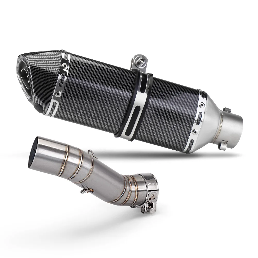 For CB400 CBR400 CB500F CB500X CBR500 CBR500R 2016 - 2022 Motorcycle Exhaust Escape Moto mid Link Pipe 51mm Muffler - view 6