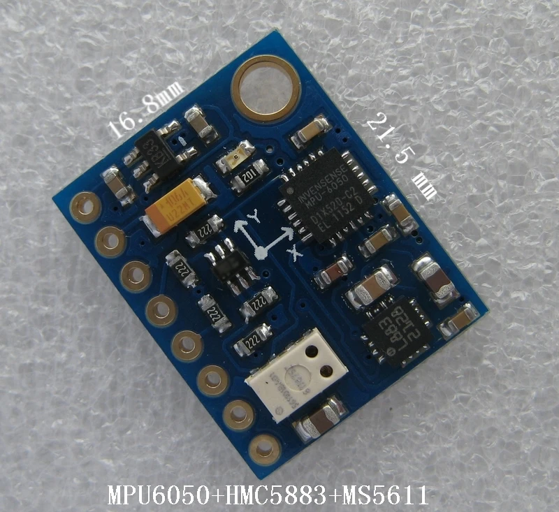 10DOF MS5611 HMC5883L MPU6050 Module MWC Flight Control Sensor Module