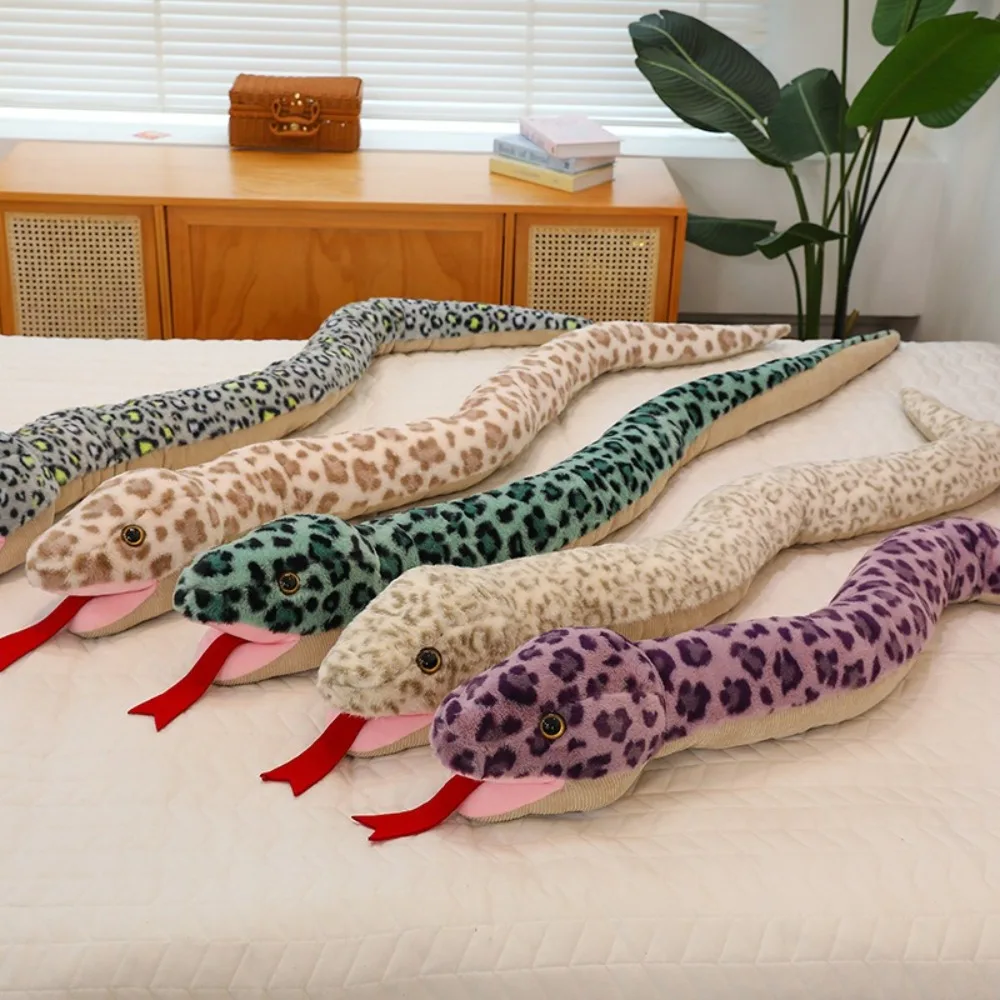 

110 см имитация змеи, плюшевая игрушка, многоцветная, мягкая, милая, имитация куклы, мягкие игрушки, украшение для дома, автомобиля, пушистая кукла-животное