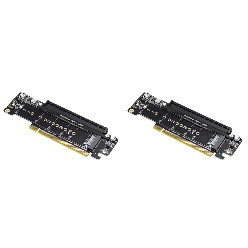 

A01K-2X PCIE 4.0 Channel Splitter Expansion Riser Card 8+4+4Hyper Ultra Quad VROC M.2 Nvme Port Expansion Riser Card
