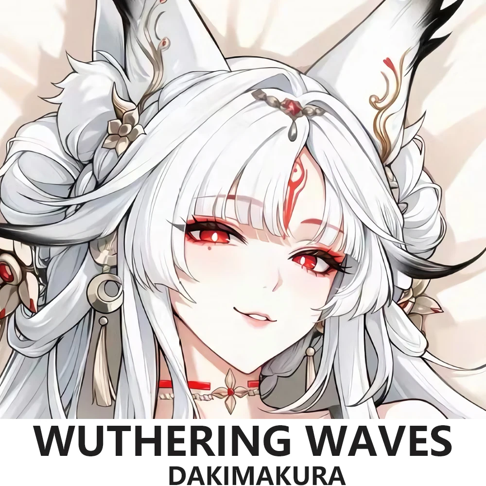 Wuthering Waves Hsin Dakimakura Anime Fullbody Double Sided Pillowcases Decorative Cushion Cover
