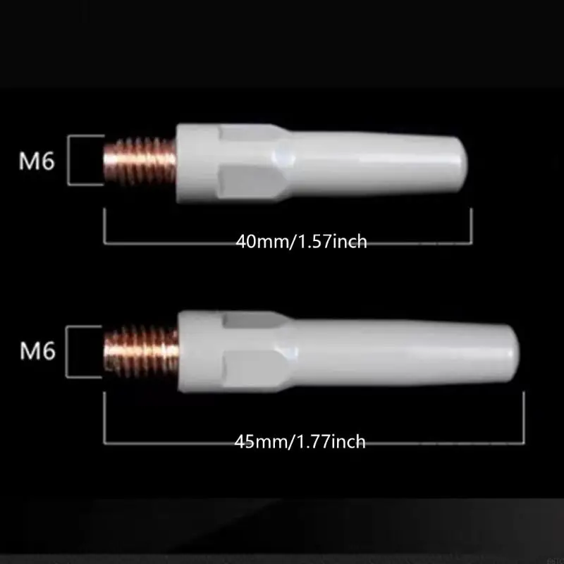 

68TC 10Pcs 0.8/1/1.2mm Welding Contact Tips Welding Nozzles For Welding Torch