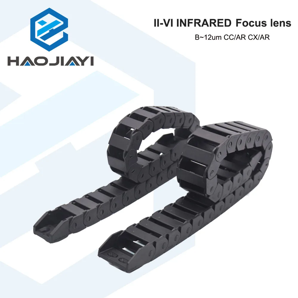 Cable Chains 15x20 15x30 18x25 18x37 Mm Bridge Type Non-Opening Plastic Towline Transmission Drag Chain for Machine