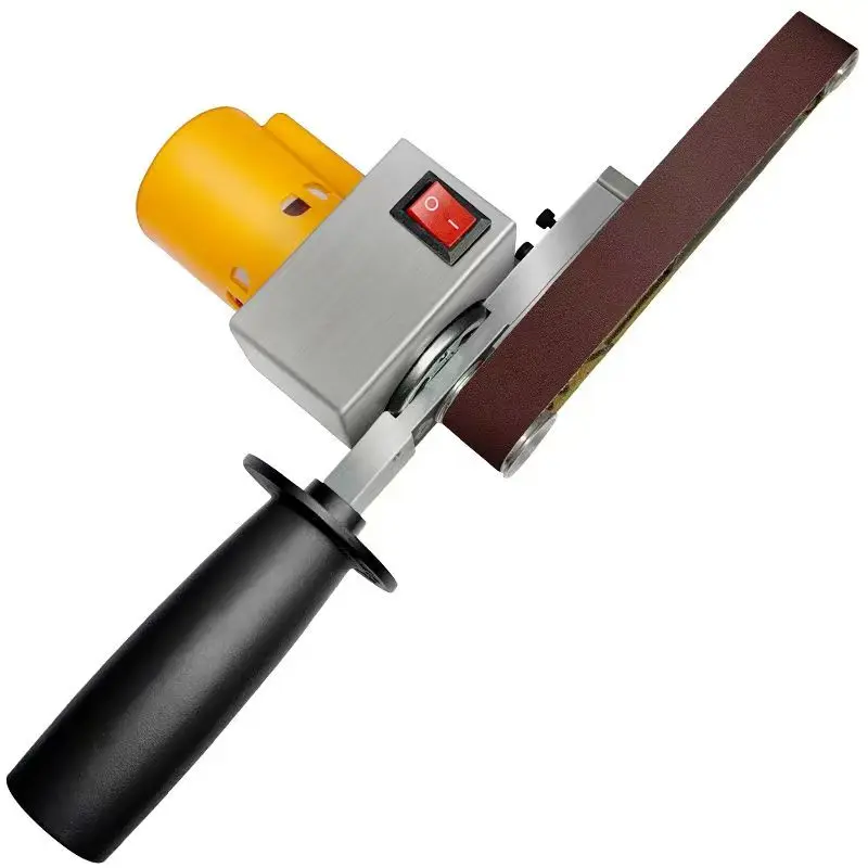 

Миниатюрная ручная ленточная шлифовальная машина для дерева, угловая, электрическая, для полировки и шлифовки, для домашнего использования