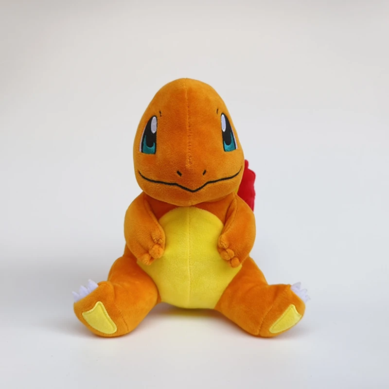 20CM Cute Pokémon Plush Starter 3 Pack - Charmander, Squirtle & Bulbasaur Generation One Stuffed Animals  Gift For Children