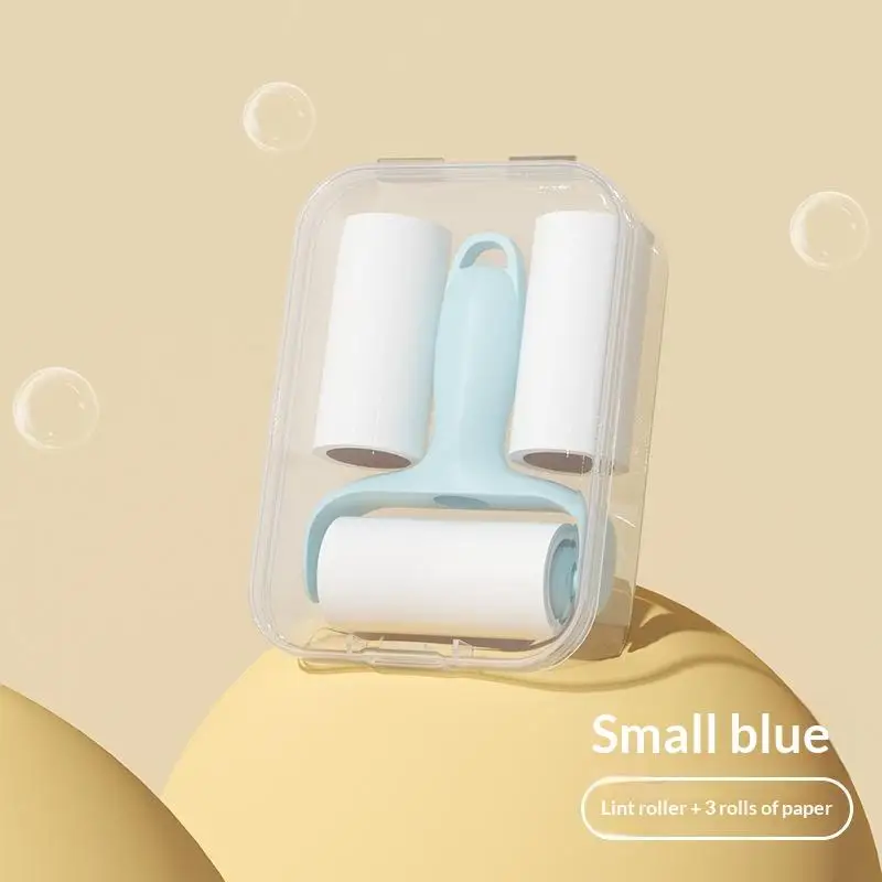 Mini Portable Lint Roller High Adhesive Sticky Cleaner for Pet Hair Clothes Dust Car Interior Cleaning
