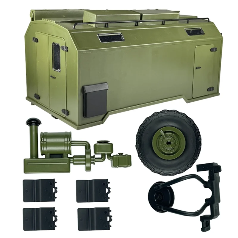 

AU68-LD-P06 Комплект заднего багажника для LDRC LD-P06 LD P06 Unimog B36 RC Грузовик Обновление автомобиля Запчасти Аксессуары