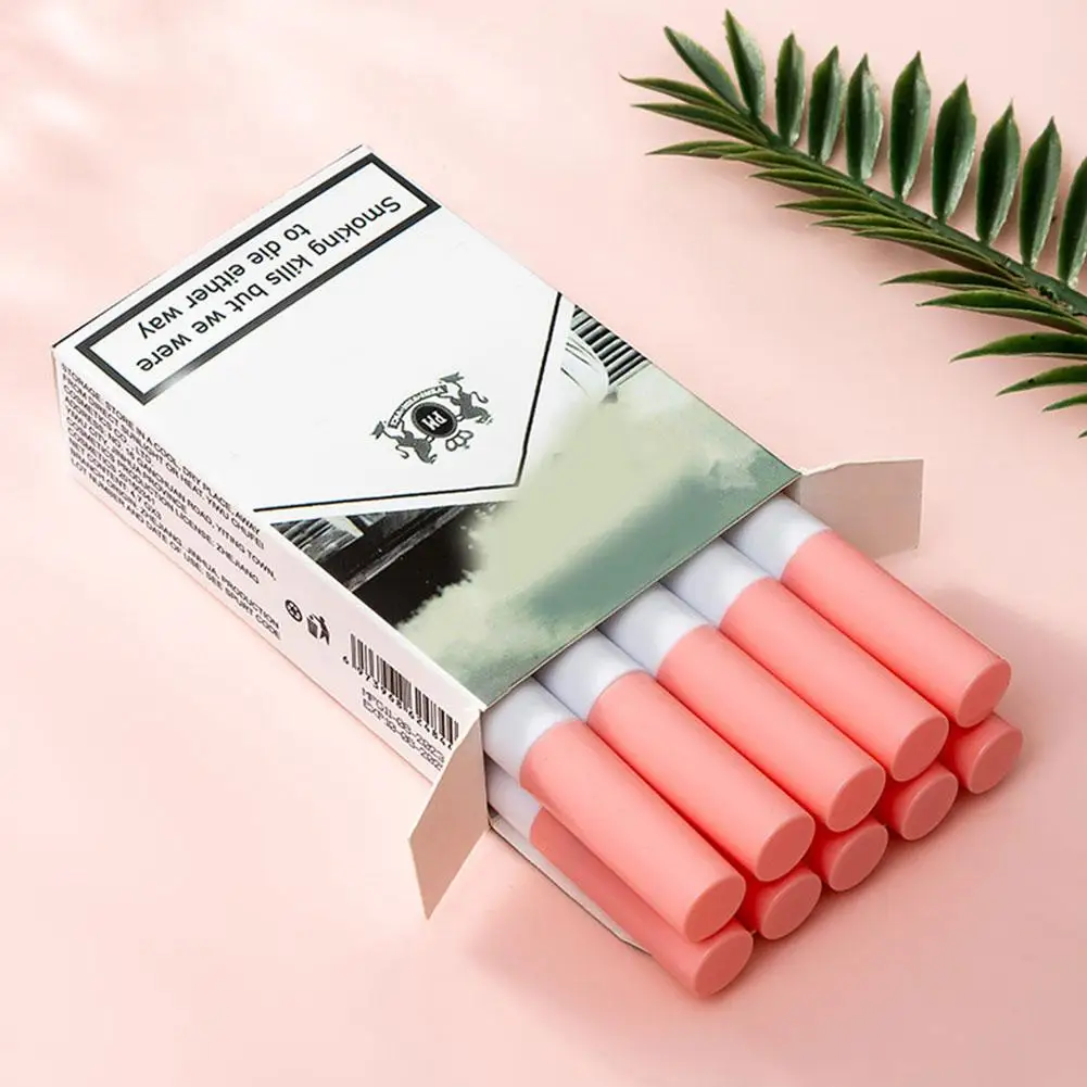 Kits de pintalabios mate Lana Del Rey para mujer, lápiz labial de 24 horas de duración, tinte labial, juego de manchas, maquillaje brillante resistente al agua, 10 colores