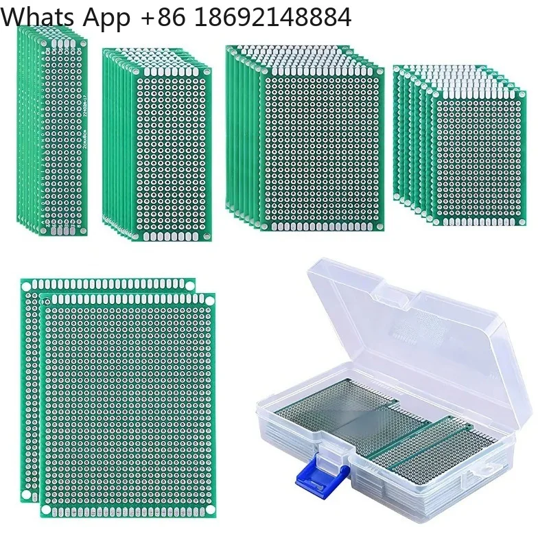 32PCS double-sided PCB universal board learning board kit 2 * 8CM 3 -7  4 - 6  5 -7  7 * 9 combination kit