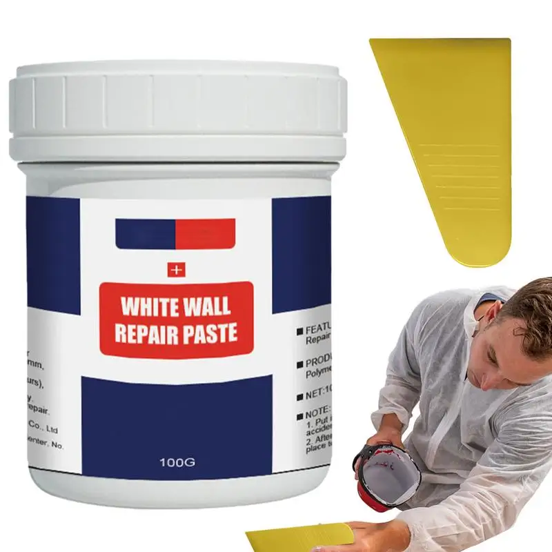 

Wall Repair Paste Kit Household Wall Repair Cream Tile Grout Mending Agent Walls Peeling Repair Paste With Scraper