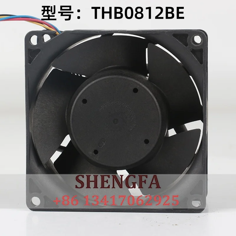 Delta 8038 80X80X38MM 8CM Violent supercharging Large air volume High speed THB0812BE cooling fan DC 12V 6.00A