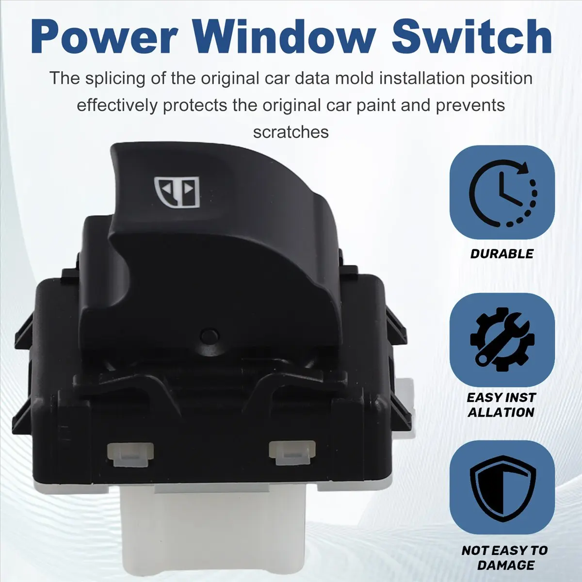 #78P (Black)254217475R Car Power Window Switch Single Button For Renault Captur,Automotive Parts & Accessories