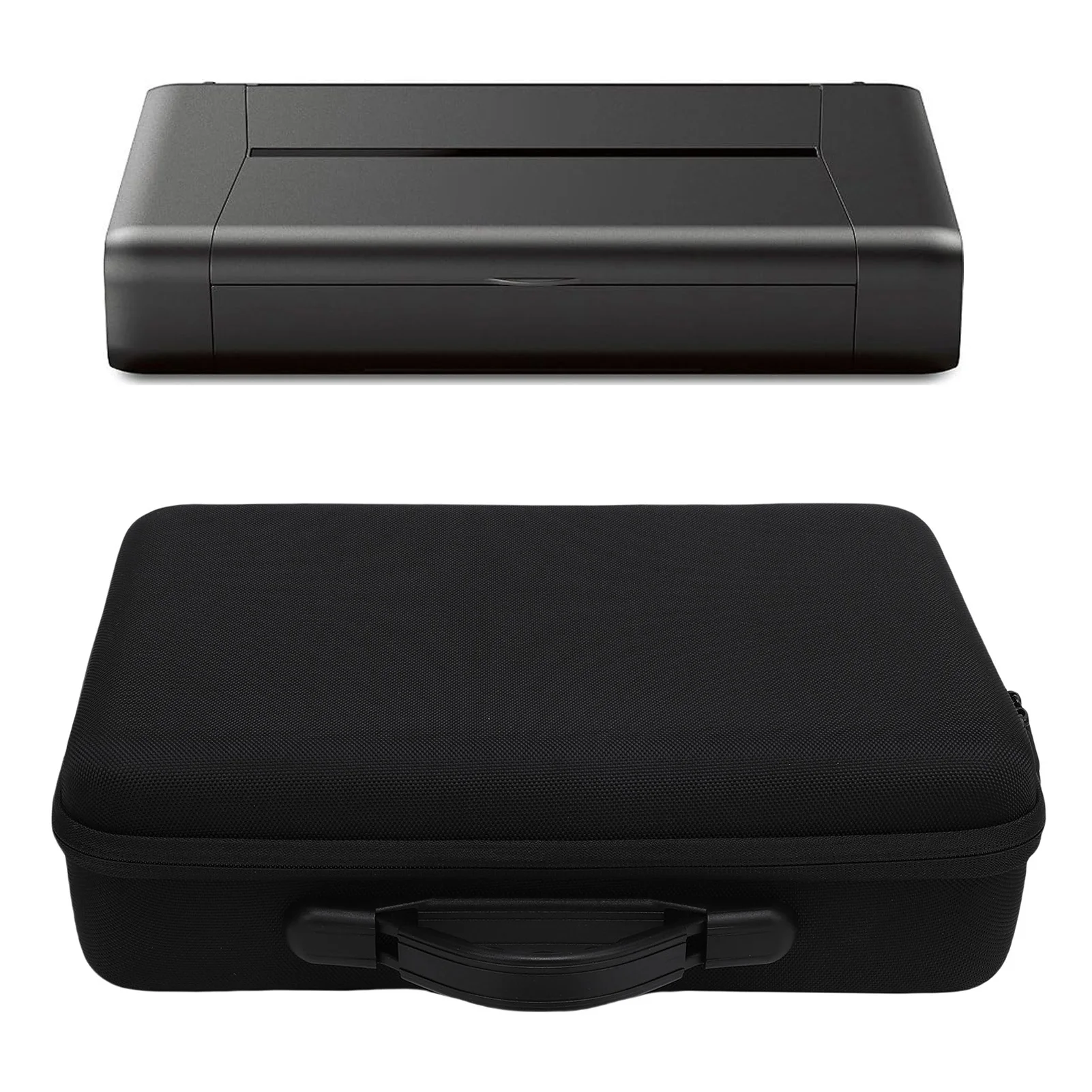 Wireless Mobile Printer Case Anti Drop Scratch Collision Rubber Handle Portable Printer Carry Case with Mesh  for Outdoor