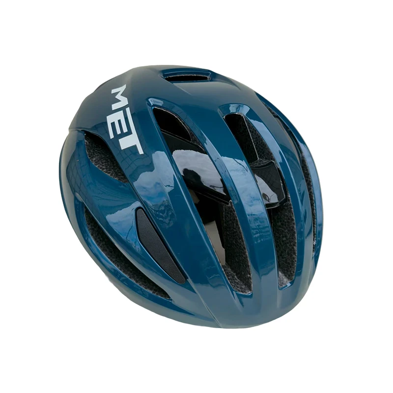 Italian MET Unisex Ultra-Light Aero Road Bike Helmet Integrated Cycling Safety Cap