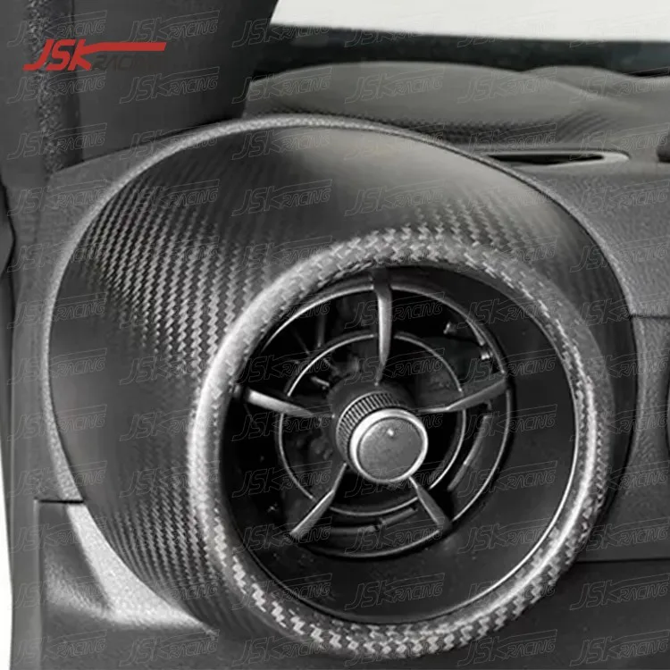 Dry Carbon Fiber Interior Trim Air Con Surround Vents Trim for for 2021-2023 Subaru BRZ ZD8
