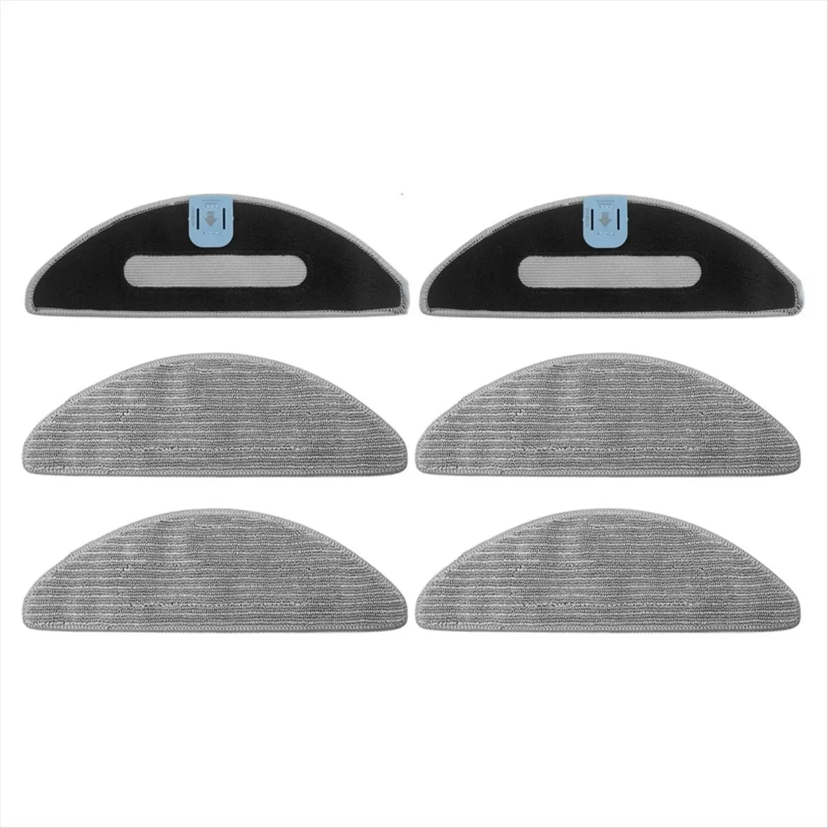 SHIP WITHIN 24 HOURS 6 PCS Parts Mop Pads for Combo I5, I5+,J5, J5+ Robot Vacuum Microfiber Washable Reusable Mopping Cloth